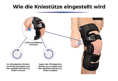 Verstellbare Orthopädische Kniebandage
