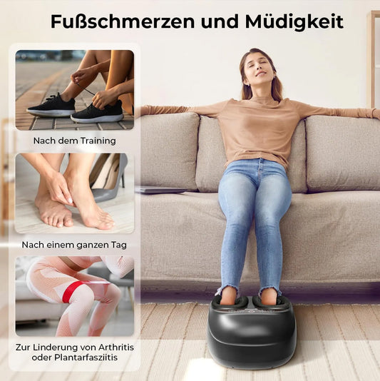 PharmaFoot Fußmassagegerät mit Wärme und Fernbedienung