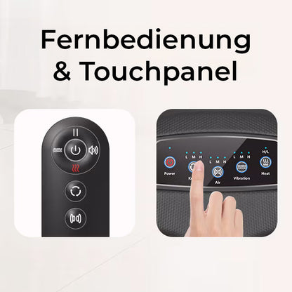 PharmaFoot Elektrisches Fußmassagegerät – Wärmefunktion, Kneten, Kompression