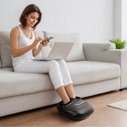 PharmaFoot Elektrisches Fußmassagegerät – Wärmefunktion, Kneten, Kompression